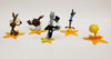 Looney Tunes "Stars" Bugs, Road Runner, Taz, Wile Coyote and Tweety PVC Set
