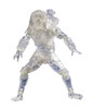 HIYA Predator Jungle Hunter Invisible 1/18th scale Action Figure