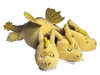 Sleepy King Ghidorah 12in Plush