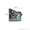 ATARI Asteroids logo 11in metal sign