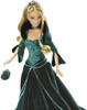 2004 Holiday Celebration Barbie Doll Green Velvet Dress