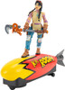 Jazwares FORTNITE - Jules and Bombs Away! Glider 4" scale action figure (no package)