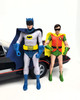 McFarlane Batman 1966 Batman, Robin and Batmobile action figure lot (no package)