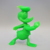 Marx Disney (1971) Donald Duck Green plastic figure