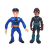 Kenner (1989) Police Academy Mahoney and Claw Cat Burglar action figure lot