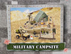 Click N' Play Military Cherckpoint action figure and playset 60pcs.