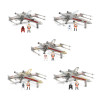 Jazwares Star Wars Micro Galaxy Rebel Fleet Red Squadron