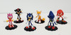 Jazwares Sonic The Hedgehog 6 Pack Mini Figure Modern Collector's Set  (no package)