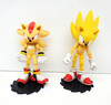 JAZWARES Sonic The Hedgehog Super Pack Super Shadow and Super Sonic with 7 Chaos Emeralds (no package)