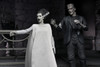 NECA Universal Monsters - 7” Scale Action Figure - Bride of Frankenstein 90th Anniversary The Monster & His Mate 2 Pack (B&W)