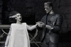 NECA Universal Monsters - 7” Scale Action Figure - Bride of Frankenstein 90th Anniversary The Monster & His Mate 2 Pack (B&W)