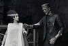 NECA Universal Monsters - 7” Scale Action Figure - Bride of Frankenstein 90th Anniversary The Monster & His Mate 2 Pack (B&W)