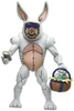 NECA Teenage Mutant Ninja Turtles Rocksteady Loot Crate Exclusive Action Figure (Bunny Suit) 7" action figure
