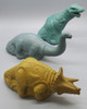 AVON (1975) Dinosaur Bubble Bath holder set of 3