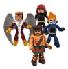 Minimates Marvel The Champions Set Angel Ghost Rider Black Widow Hercules