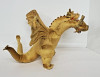 Toy Vault (2007) King Ghidorah Godzilla large plush 11in tall X 17in wide (USED)