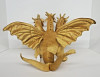Toy Vault (2007) King Ghidorah Godzilla large plush 11in tall X 17in wide (USED)