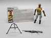 Hasbro (1986) GI JOE ROADBLOCK (v2) HEAVY MACHINE GUNNER  action figure complete with file card