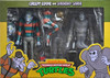 NECA Teenage Mutant Ninja Turtles Cartoon Creepy Eddie and Shibano-Sama 7" Scale Action Figure - 2pk