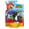 Jakks Super Mario Black Yoshi 4" Action Figure
