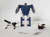 Transformers (G1 Style) Soundwave with 2 cassettes Action Figure (no package)