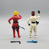 Hasbro (1993) GI JOE Street Fighter Ken and Ryu 3.75" action figure