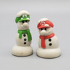 Jakks (2022) Super Mario 2.5" Inch World of Nintendo Series Snowman Mario + Luigi Figure set