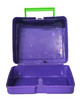 Deka Plastics (1986) Mad Balls "A Mad Ball a Day Keeps  Everyone Away " Purple Plastic Lunch Box