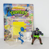 Playmates (1991) TMNT Wacky Action Machine Gunnin' Rocksteady action figure with card