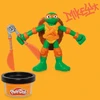 Play-Doh Teenage Mutant Ninja Turtles Cowabunga Creations Bendy 4 Inch Action Figures Set