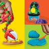 Play-Doh Teenage Mutant Ninja Turtles Cowabunga Creations Bendy 4 Inch Action Figures Set