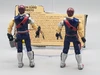 Hasbro (1985) GI JOE Tomax and Xamot action figure complete with file card