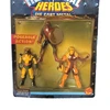 ToyBiz (19990 Heavy Metal Heroes Die Cast Metal figure 3 pack, Spider-Man, Wolverine and Sabretooth