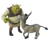 McFarlane (2001) Shrek & Donkey Super Size Action Figures  (no package)