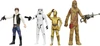 STAR WARS Digital Release Commemorative Collection Box Set - Episode 4 A New Hope - Han Solo, Chewbacca, C-3PO, Stormtrooper (pack of four 3.75 inch action figures)