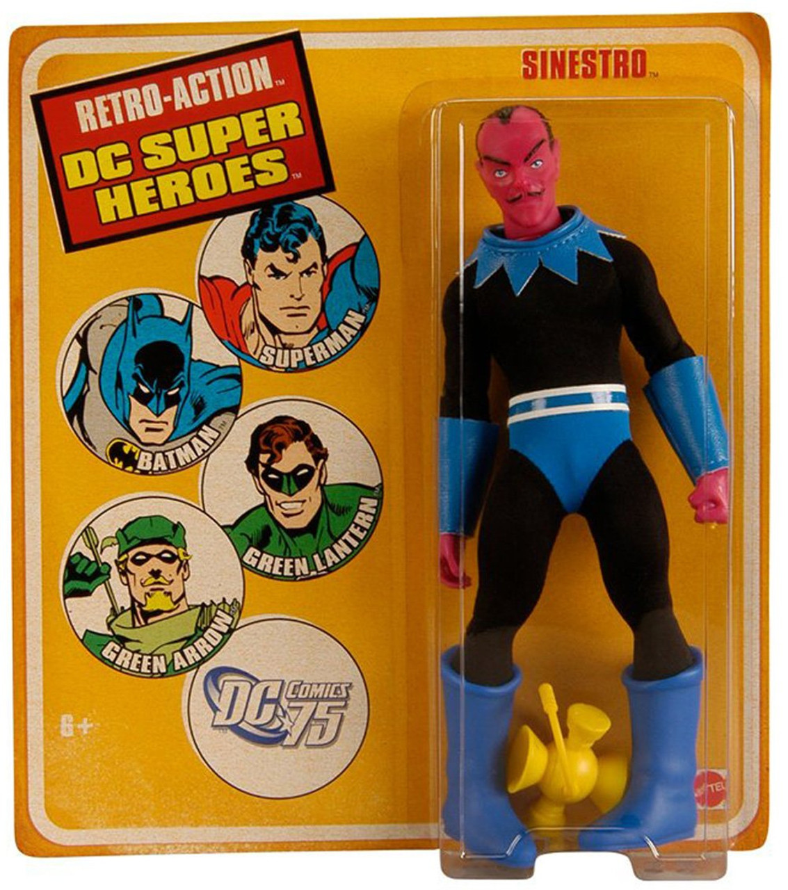 Mattel DC Universe Worlds Greatest Super Heroes Retro Series Sinestro  Action Figure