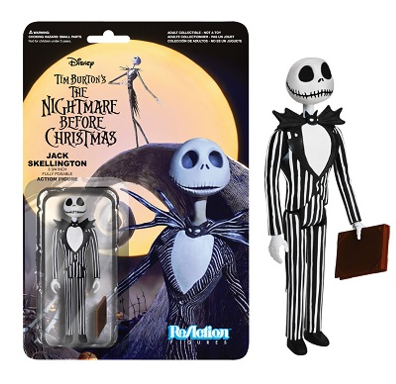 Funko Re-Action Nightmare Before Christmas Jack Skellington Action Figure