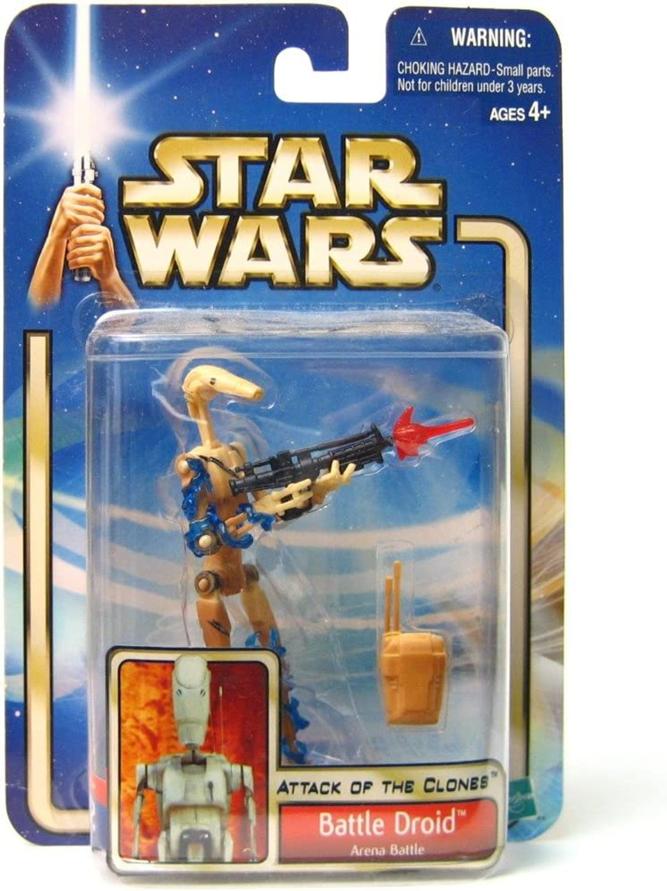 Star Wars Attack of the Clones Battle Droid Arena Battle Action Figure