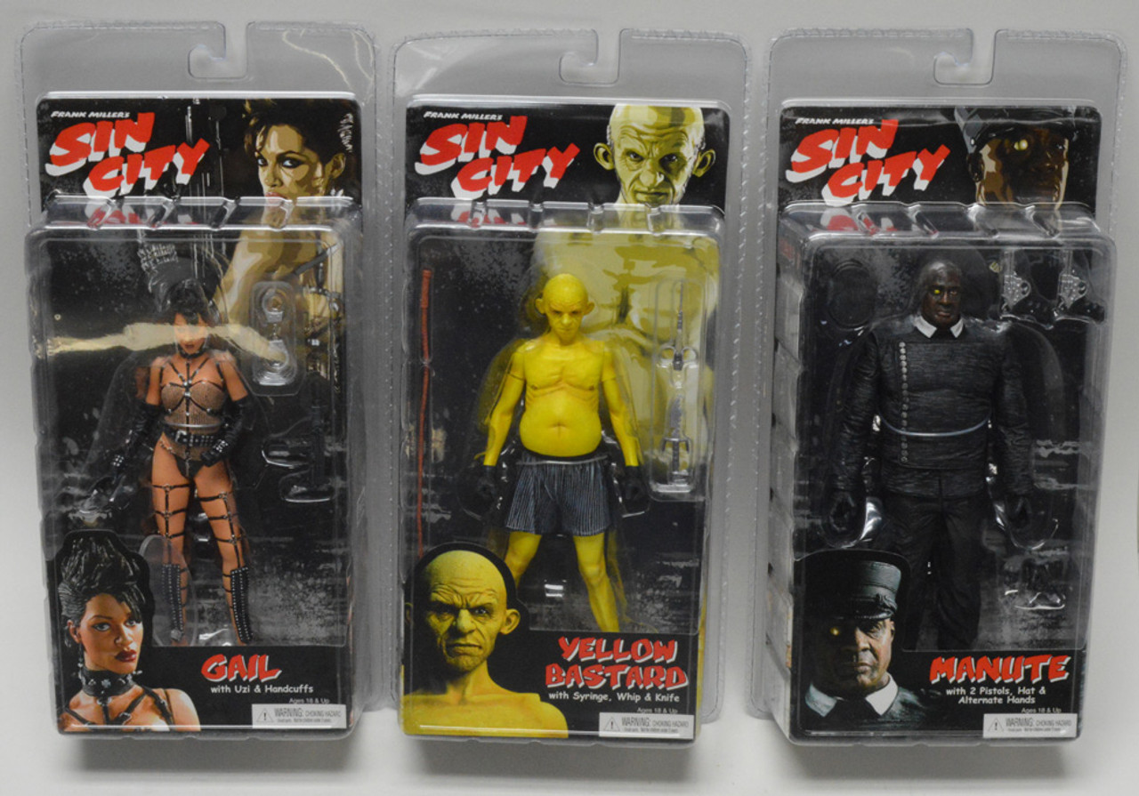 NECA Sin City Color Action Figure Set of 6