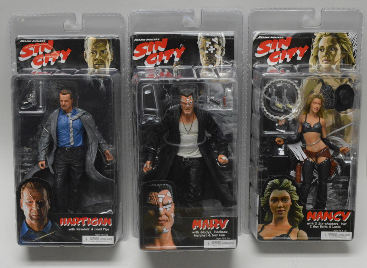 NECA Sin City Color Action Figure Set of 6