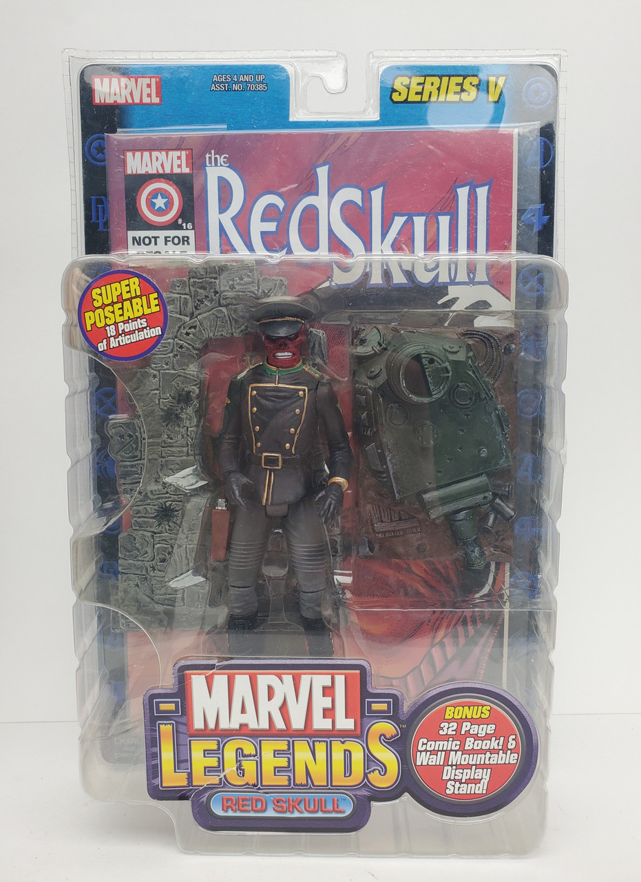 ミスター 赤ヘル ToyBiz (2003) Marvel Legends Series V Red Skull Action Figure