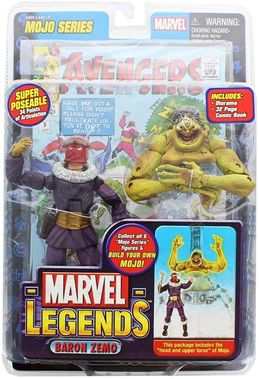 ToyBiz Marvel Legends Baron Zemo Action Figure Mojo BAF Series