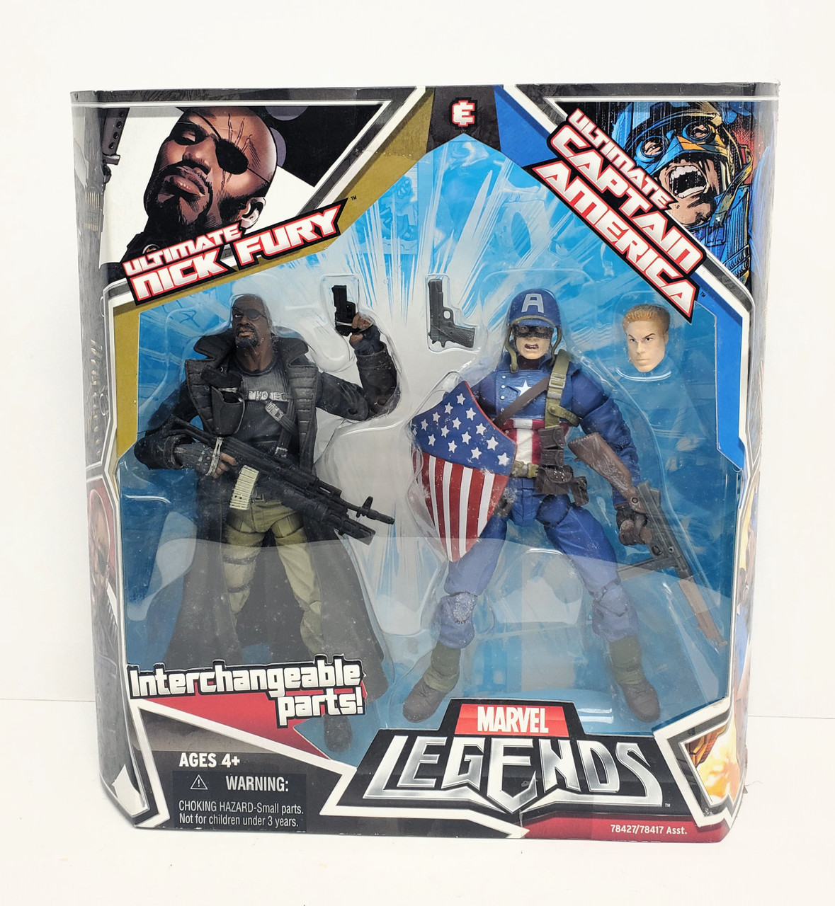 MARVEL LEGENDS ULTIMATE CAPTAIN AMERICA NICK FURY ACTION FIGURE PACK