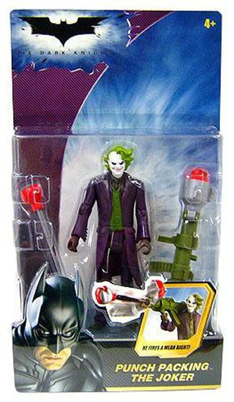 Mattel Batman The Dark Knight Punch Packing Joker Action Figure