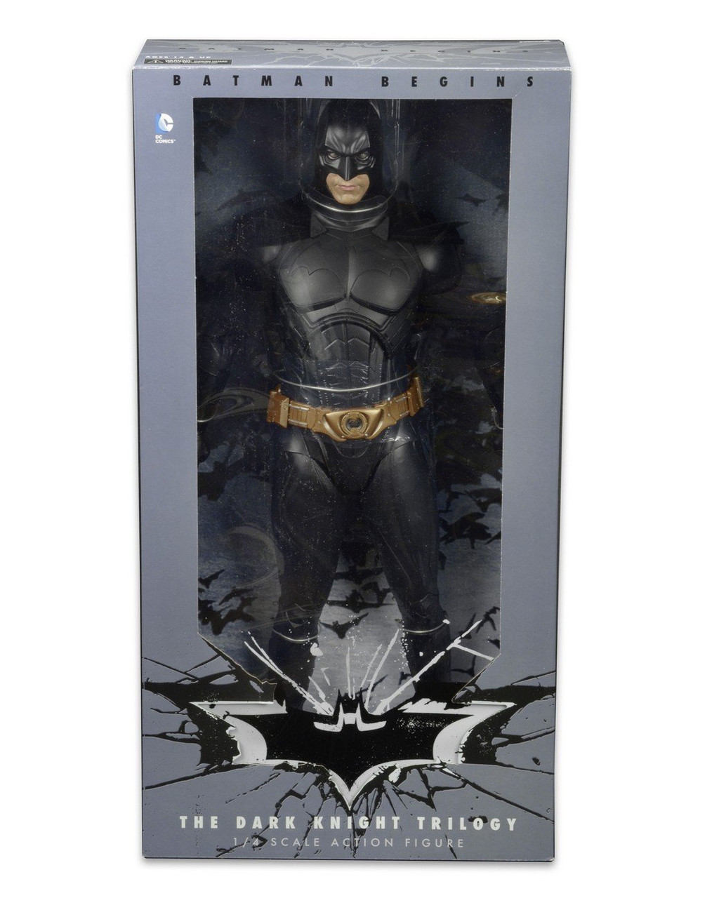 【新品未開封】NECA BATMAN BEGINS 1/4スケール BATMAN NECA Batman Begins 1/4 Scale Figure Batman (Bale)