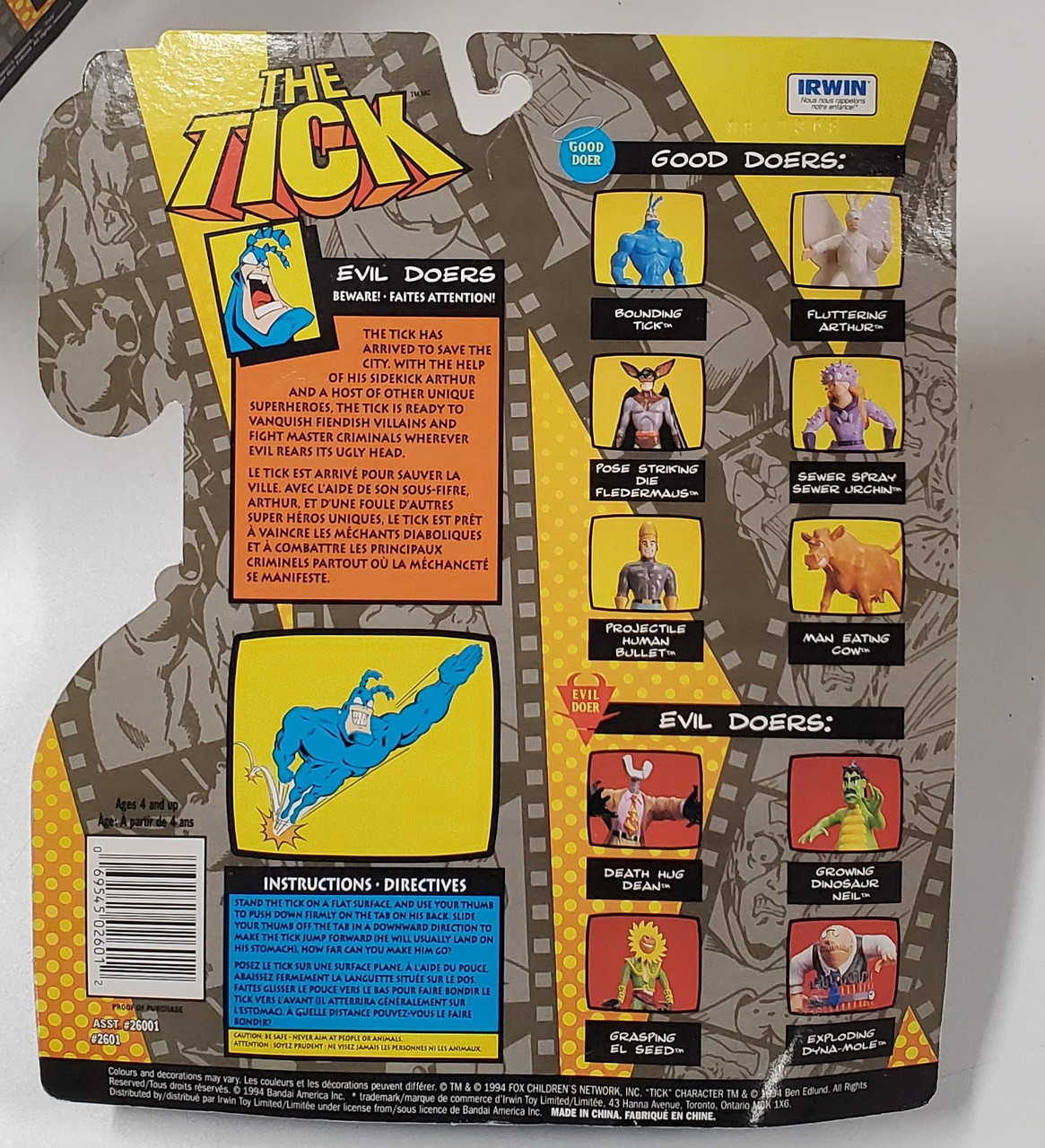 Bandai The Tick Bounding Tick Action Figure