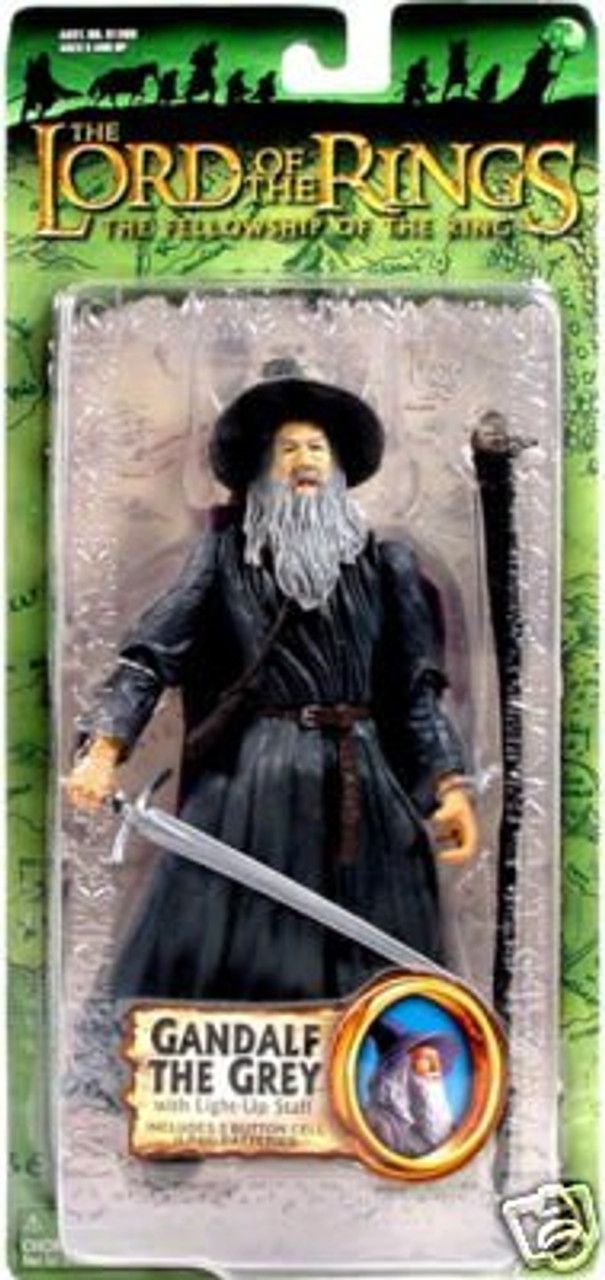 ToyBiz Lord of the Rings Gandalf the Grey (light up Staff