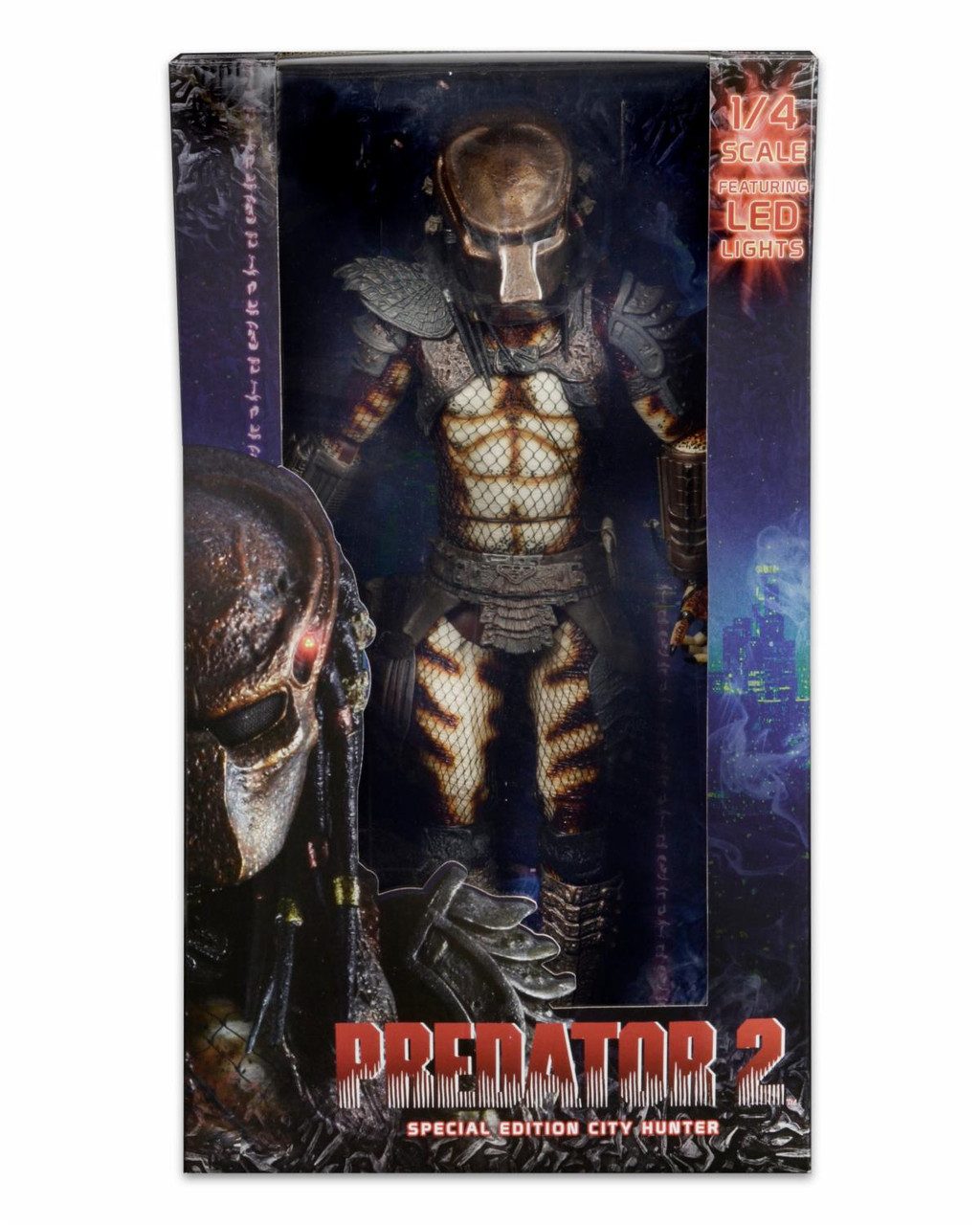 NECA Predator Renegade/City Hunter フィギュア NECA Predator City Hunter with lights 1/4 scale Action Figure