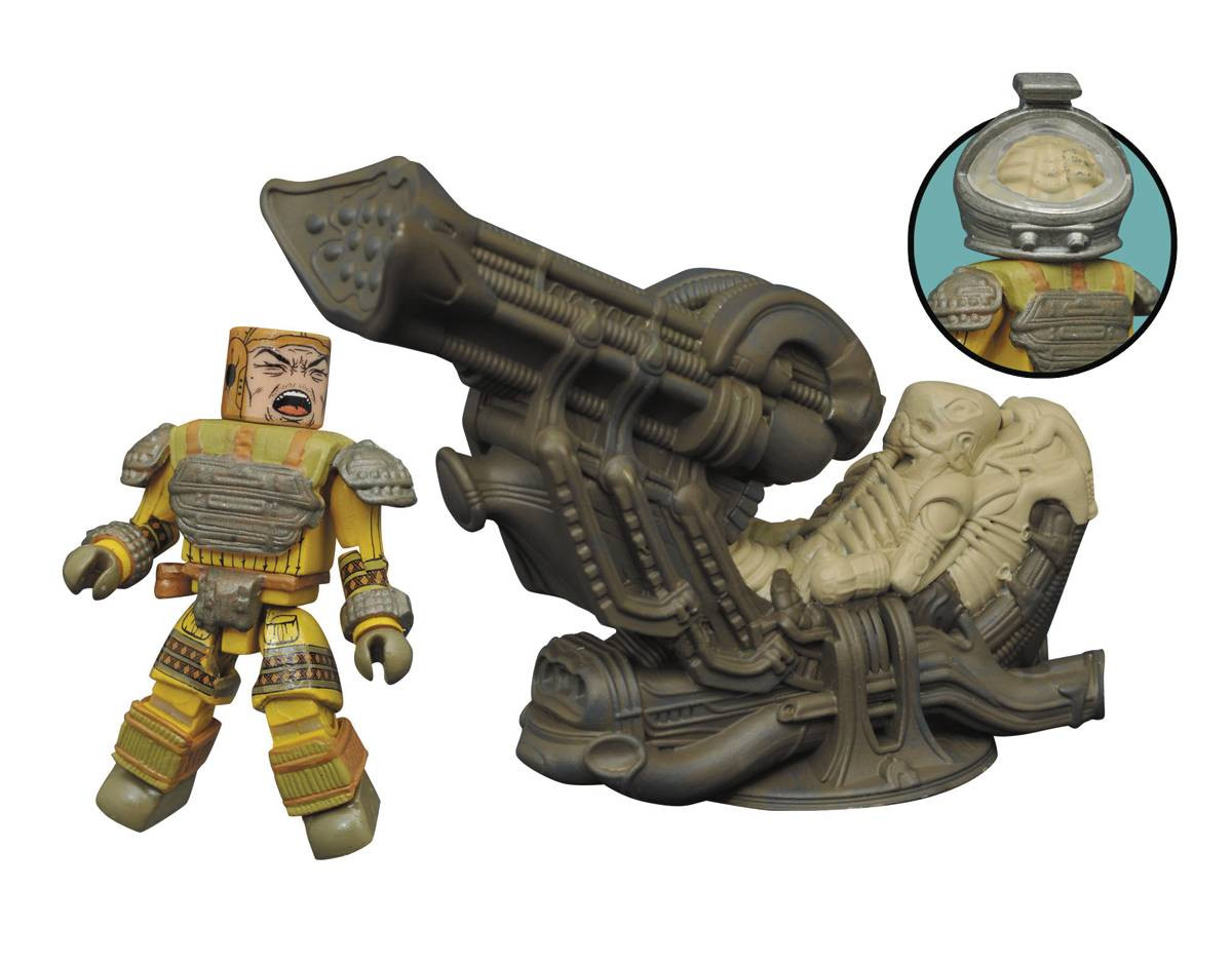 ALIEN SPACE JOCKEY 限定版 フィギュア Diamond Select Toys Aliens Space Jockey Deluxe Minimates Set
