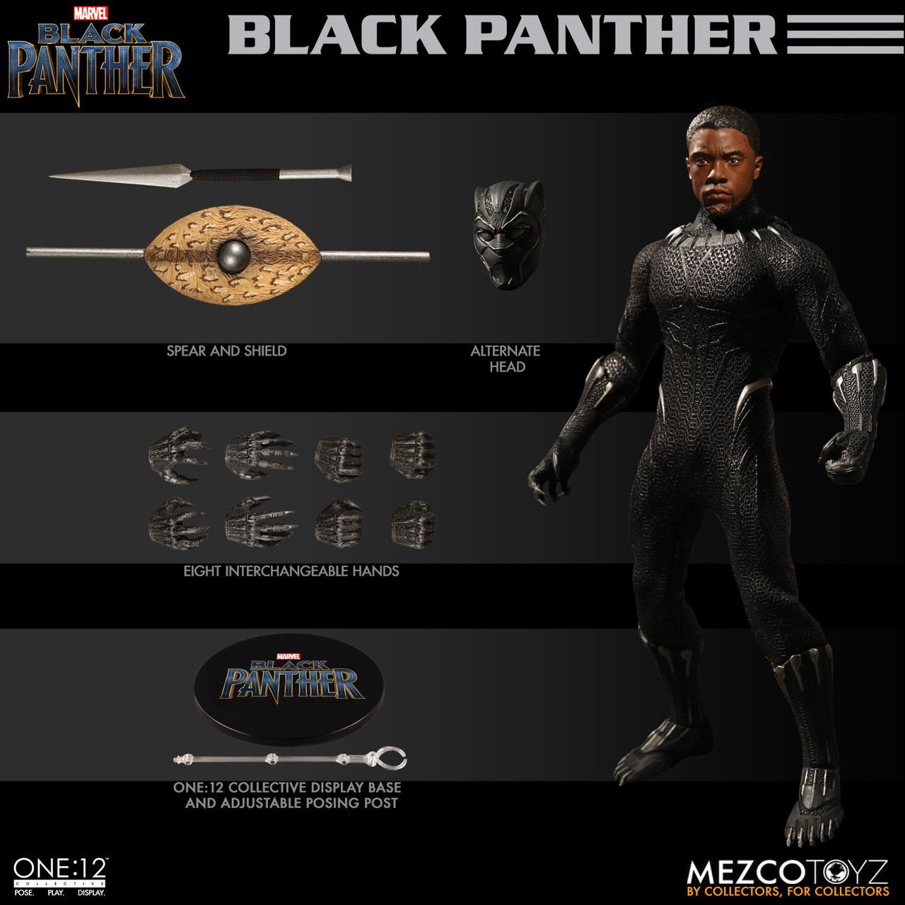 Mezco The One:12 Collective Black Panther